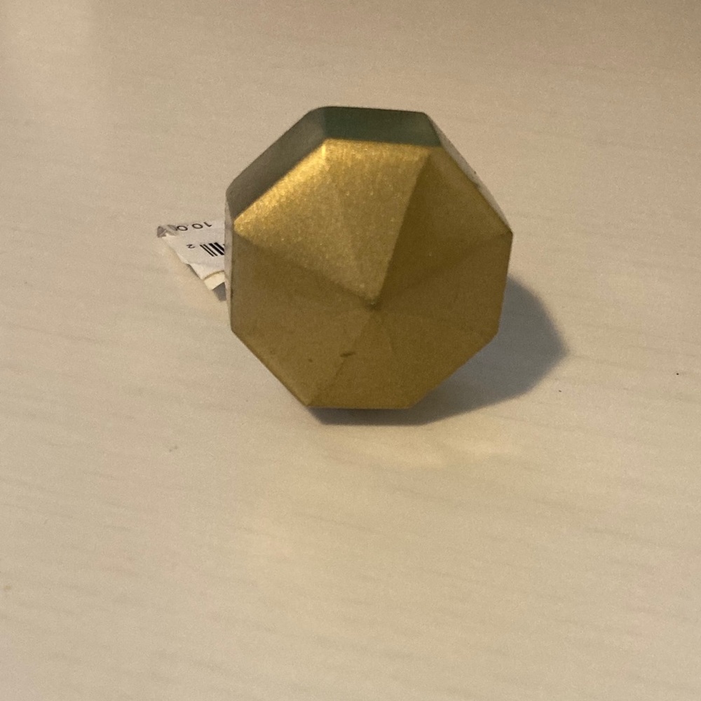 COPY - Brass Octagon Knob